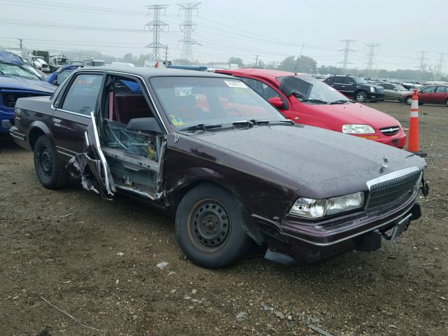 1G4AG54N7P6425284 - 1993 BUICK CENTURY MAROON photo 1