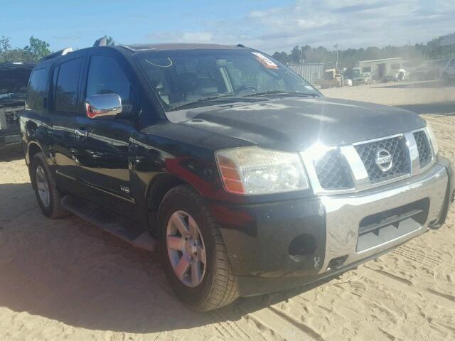 5N1AA08B36N701503 - 2006 NISSAN ARMADA BLACK photo 1