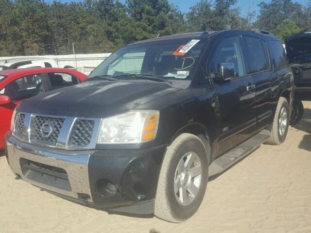 5N1AA08B36N701503 - 2006 NISSAN ARMADA BLACK photo 2