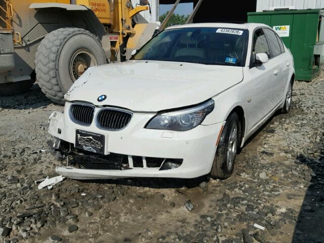 WBANV93548CZ64384 - 2008 BMW 535 XI WHITE photo 2