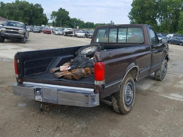 1FTHF25H7LLB24166 - 1990 FORD F250 BROWN photo 4