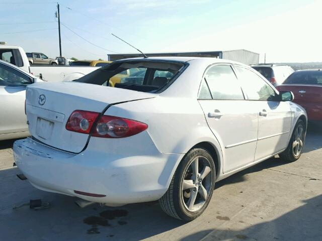 1YVHP80C655M63479 - 2005 MAZDA 6 I WHITE photo 4