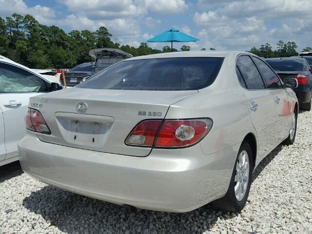 JTHBA30G745006759 - 2004 LEXUS ES 330 SILVER photo 4