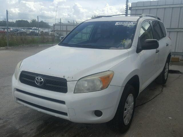 JTMZD33V875056284 - 2007 TOYOTA RAV4 WHITE photo 2