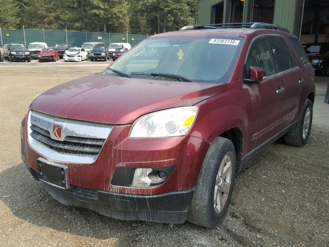 5GZEV23757J148496 - 2007 SATURN OUTLOOK XR წითელი ფოტო 2