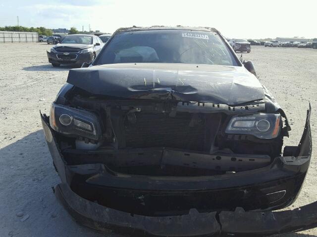 2C3CCABG5CH173697 - 2012 CHRYSLER 300 V6 BLACK photo 9