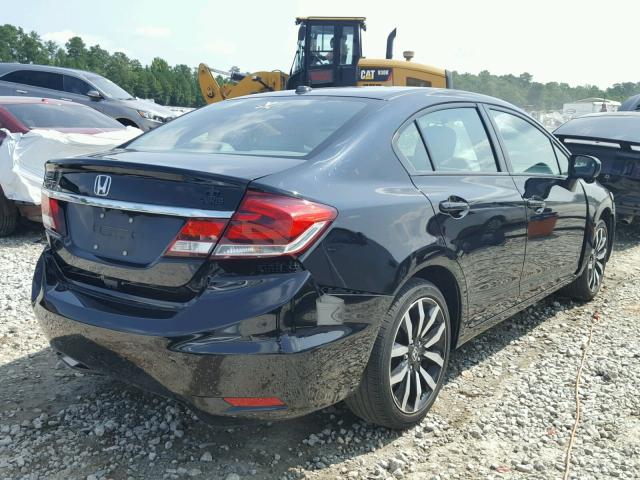 19XFB2F93EE045633 - 2014 HONDA CIVIC EXL 黑色 照片 4