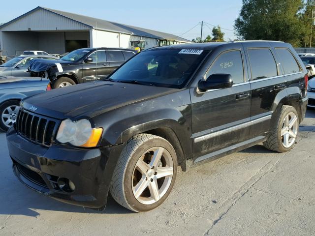 1J8HR78377C627716 - 2007 JEEP GRAND CHER BLACK photo 2