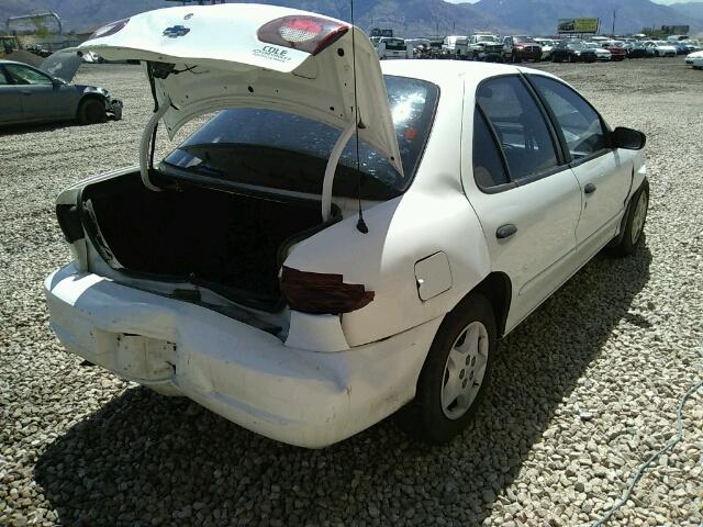 1G1JC524317298652 - 2001 CHEVROLET CAVALIER B WHITE photo 4