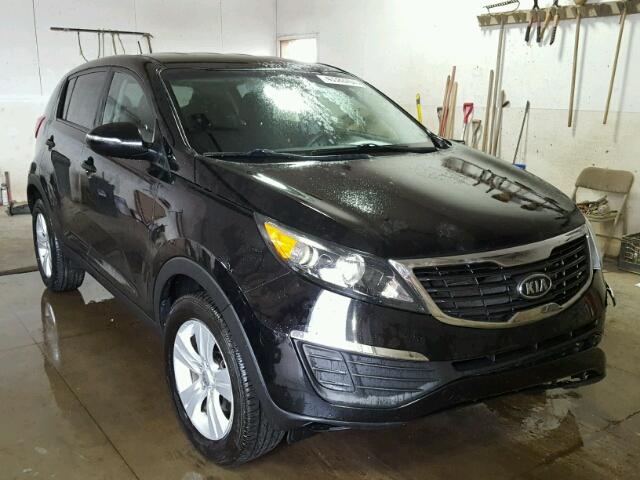 KNDPB3A21C7344118 - 2012 KIA SPORTAGE B BLACK photo 1