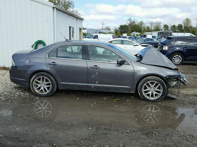 3FAHP0HAXAR252387 - 2010 FORD FUSION SE GRAY photo 9