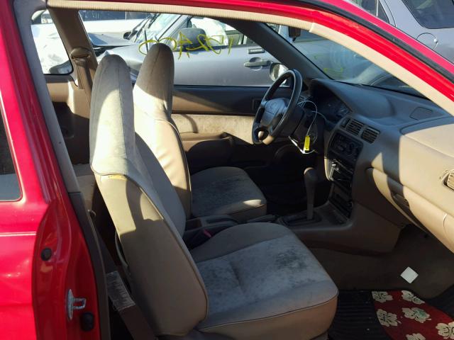 JT2AC52L2V0207621 - 1997 TOYOTA TERCEL CE RED photo 5