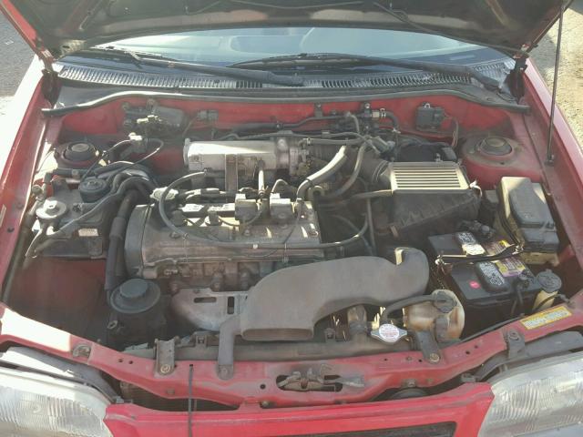 JT2AC52L2V0207621 - 1997 TOYOTA TERCEL CE RED photo 7