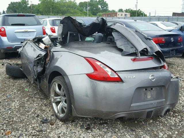 JN1AZ4FH9AM303631 - 2010 NISSAN 370Z GRAY photo 3