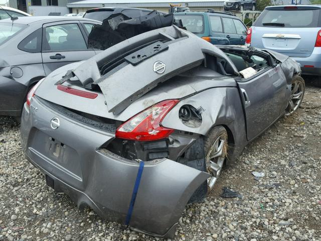 JN1AZ4FH9AM303631 - 2010 NISSAN 370Z GRAY photo 4