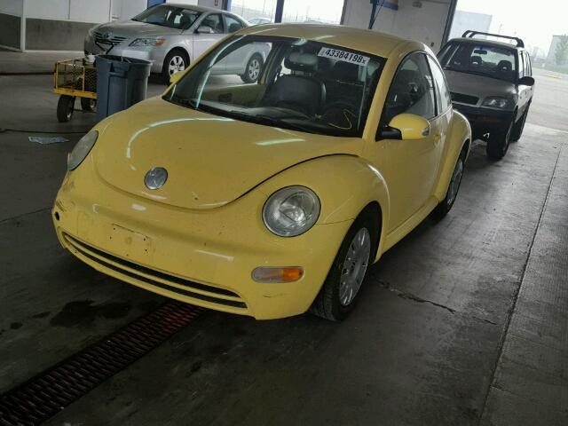 3VWBK31C45M416597 - 2005 VOLKSWAGEN NEW BEETLE ყვითელი ფოტო 2