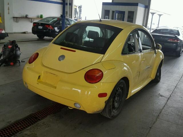 3VWBK31C45M416597 - 2005 VOLKSWAGEN NEW BEETLE ყვითელი ფოტო 4