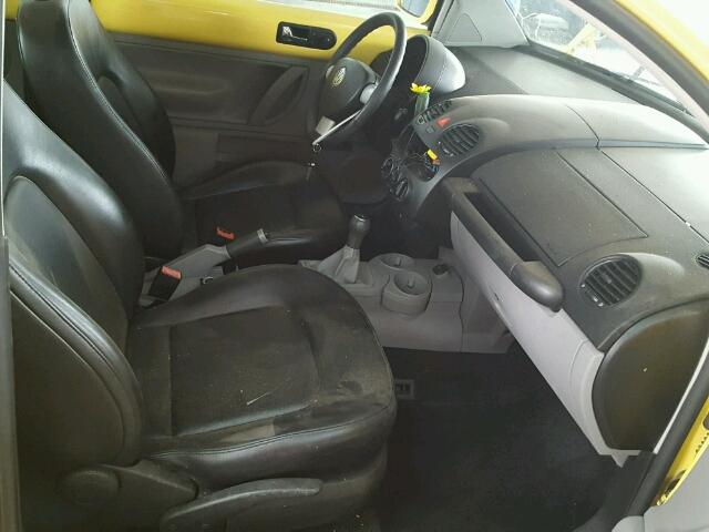 3VWBK31C45M416597 - 2005 VOLKSWAGEN NEW BEETLE ყვითელი ფოტო 5