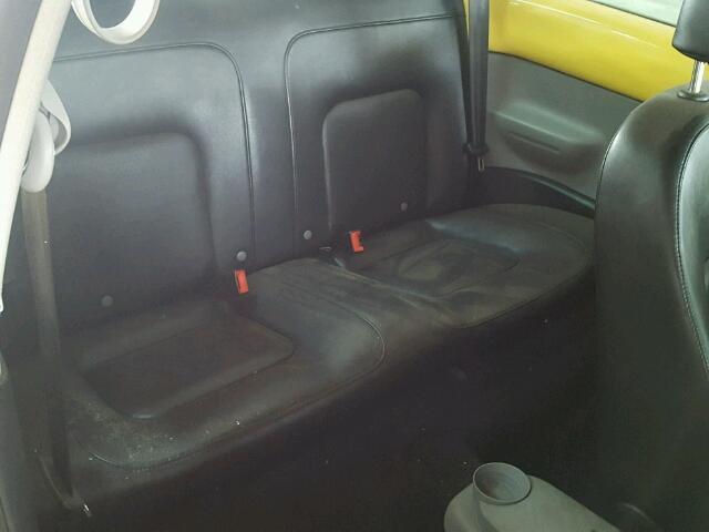 3VWBK31C45M416597 - 2005 VOLKSWAGEN NEW BEETLE ყვითელი ფოტო 6