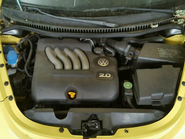 3VWBK31C45M416597 - 2005 VOLKSWAGEN NEW BEETLE YELLOW photo 7