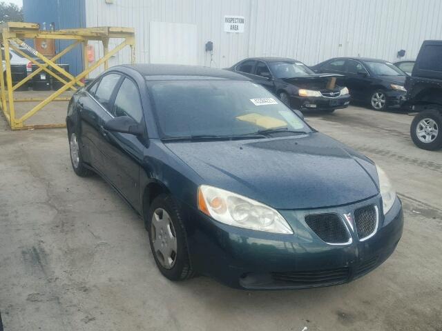 1G2ZF55B964234124 - 2006 PONTIAC G6 GREEN photo 1