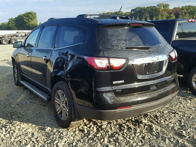 1GNKVHKD6GJ115478 - 2016 CHEVROLET TRAVERSE BLACK photo 3