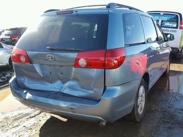 5TDZA23C56S499860 - 2006 TOYOTA SIENNA CE BLUE photo 4