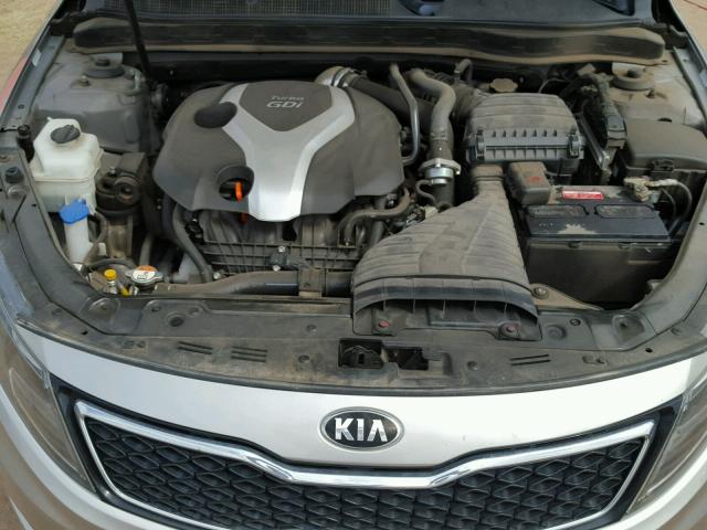 5XXGR4A60DG137734 - 2013 KIA OPTIMA SX GRAY photo 7