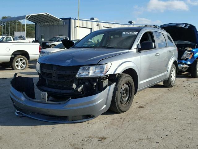 3D4PG4FB7AT236646 - 2010 DODGE JOURNEY SE SILVER photo 2