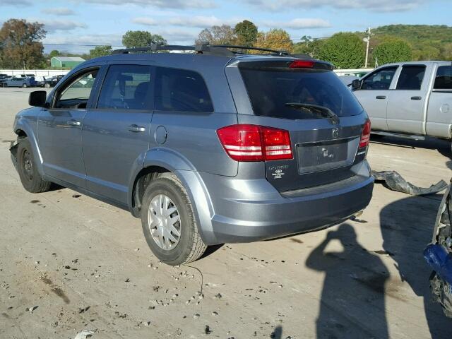 3D4PG4FB7AT236646 - 2010 DODGE JOURNEY SE SILVER photo 3