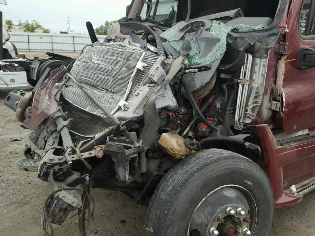 1FUJGLDR1CSBA3115 - 2012 FREIGHTLINER CASCADIA 1 MAROON photo 7