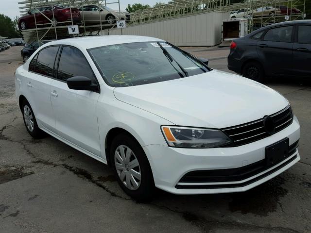 3VW2K7AJ8FM308068 - 2015 VOLKSWAGEN JETTA BASE WHITE photo 1