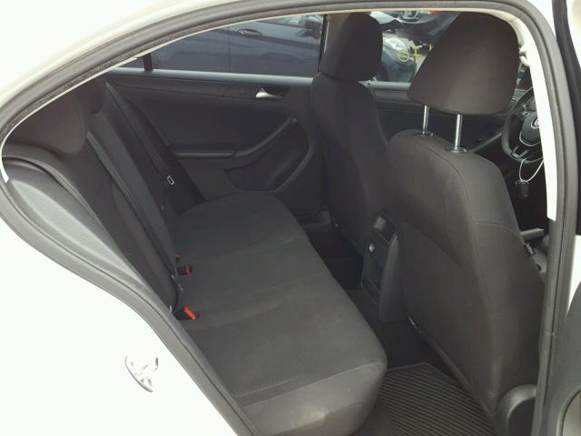 3VW2K7AJ8FM308068 - 2015 VOLKSWAGEN JETTA BASE WHITE photo 6