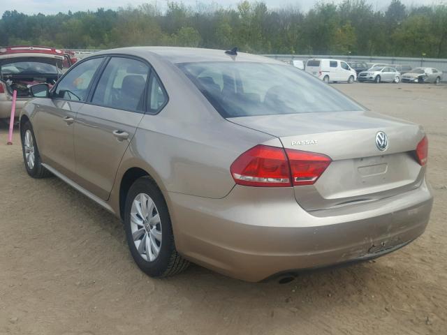 1VWAT7A32FC064655 - 2015 VOLKSWAGEN PASSAT S ოქროსფერი ფოტო 3
