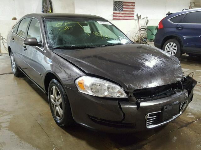 2G1WB58K381231751 - 2008 CHEVROLET IMPALA LS CHARCOAL photo 1