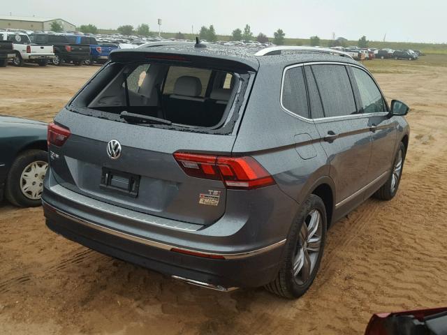 3VV4B7AX4JM132548 - 2018 VOLKSWAGEN TIGUAN SEL GRAY photo 4