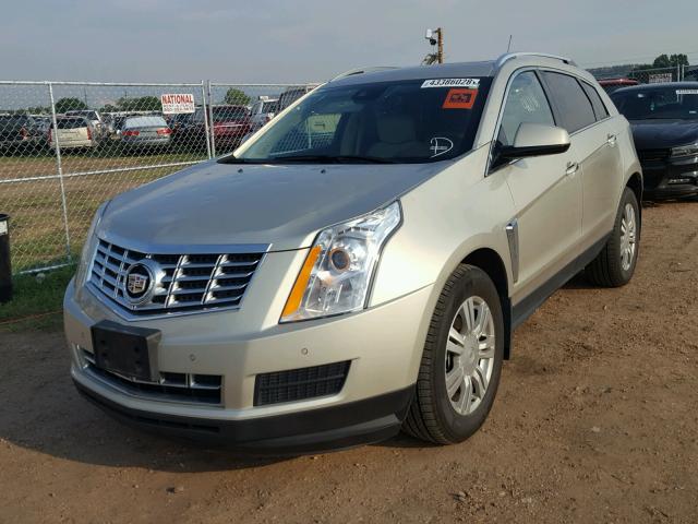 3GYFNGE38DS641302 - 2013 CADILLAC SRX LUXURY GOLD photo 2