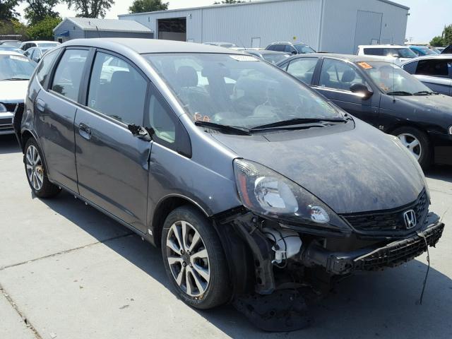 JHMGE8H50DC070311 - 2013 HONDA FIT SPORT GRAY photo 1