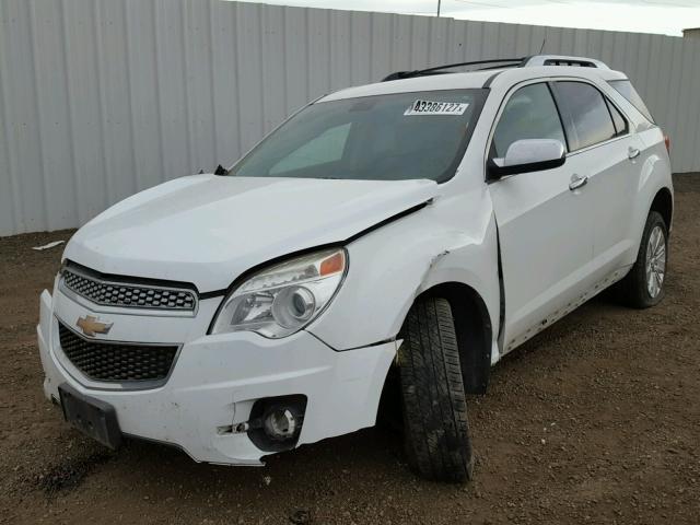 2CNFLGE5XB6293667 - 2011 CHEVROLET EQUINOX LT WHITE photo 2