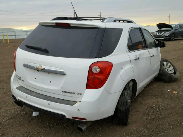 2CNFLGE5XB6293667 - 2011 CHEVROLET EQUINOX LT WHITE photo 4