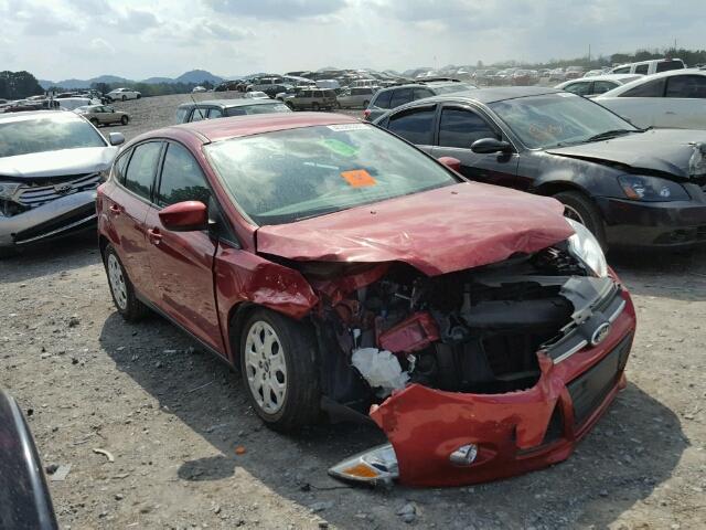 1FAHP3K27CL413184 - 2012 FORD FOCUS RED photo 1