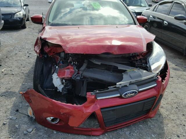 1FAHP3K27CL413184 - 2012 FORD FOCUS RED photo 7