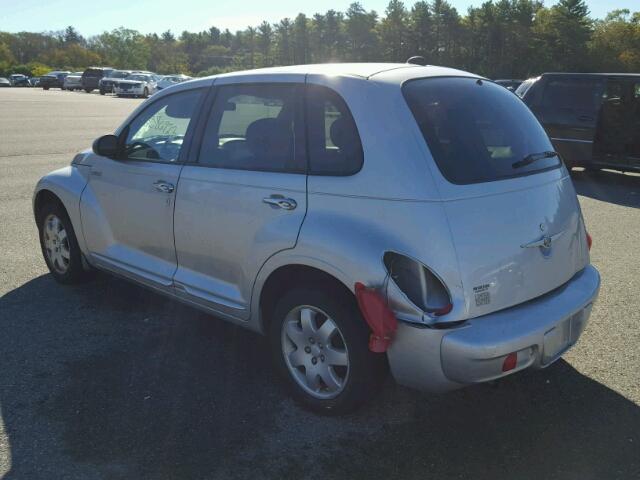 3C8FY68B15T576636 - 2005 CHRYSLER PT CRUISER SILVER photo 3