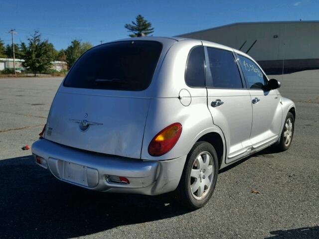 3C8FY68B15T576636 - 2005 CHRYSLER PT CRUISER SILVER photo 4