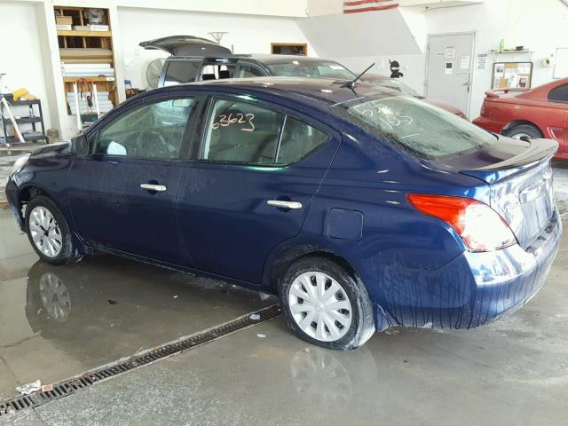 3N1CN7AP2DL837816 - 2013 NISSAN VERSA S BLUE photo 3