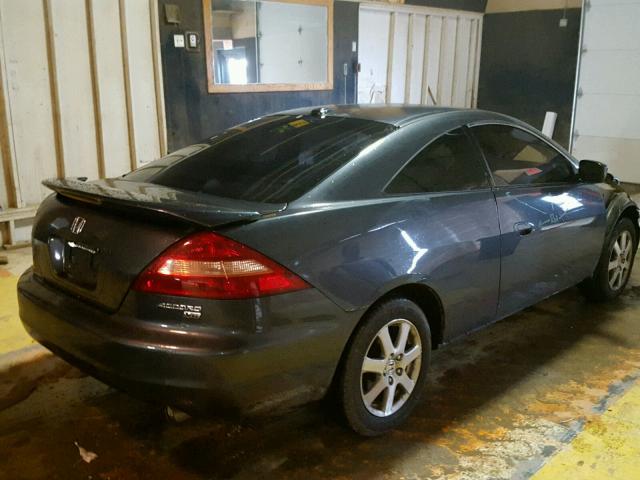 1HGCM82665A014618 - 2005 HONDA ACCORD EX GRAY photo 4