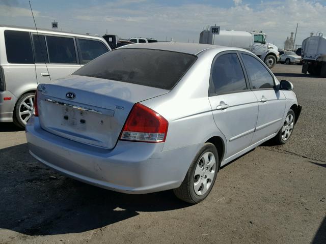 KNAFE122075418147 - 2007 KIA SPECTRA EX SILVER photo 4