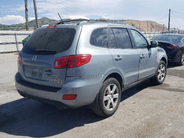 5NMSH73E99H249413 - 2009 HYUNDAI SANTA FE S GRAY photo 4