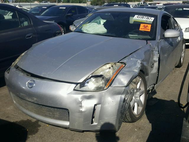 JN1AZ34D63T116771 - 2003 NISSAN 350Z COUPE SILVER photo 2