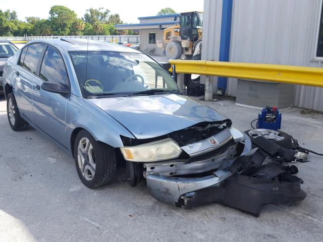 1G8AL52FX3Z188403 - 2003 SATURN ION LEVEL BLUE photo 1